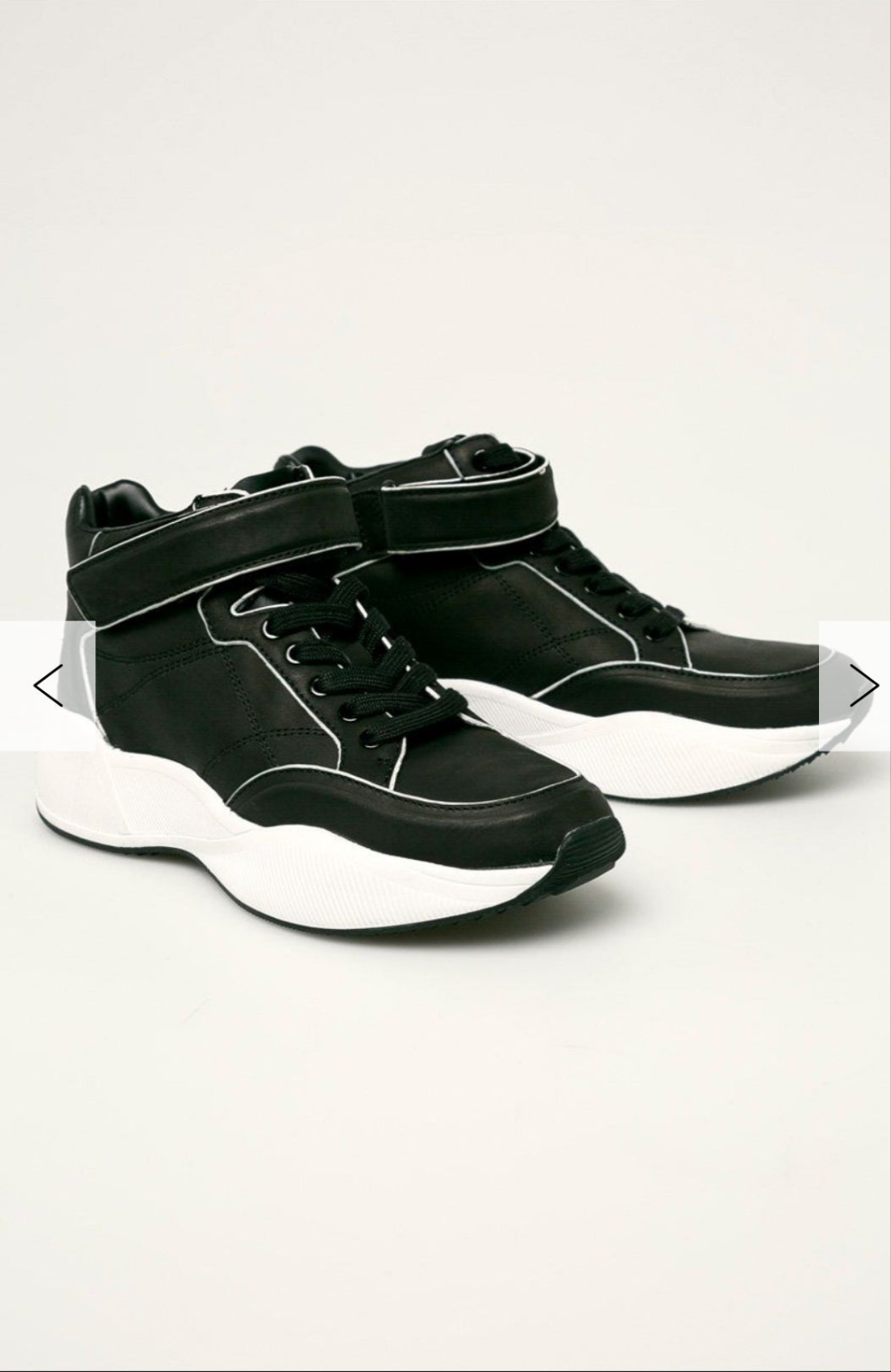 Calvin Klein Bradlee High Top Lace Up C B4E1980 Black/White