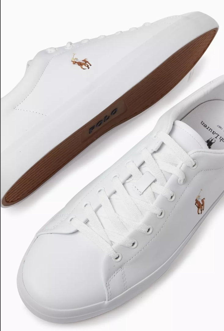 Polo Ralph Lauren Longwood Unisex Sneaker White 01087 D22 Upper-100%Leather Lining-100%Textile Outsole-100%Rubber