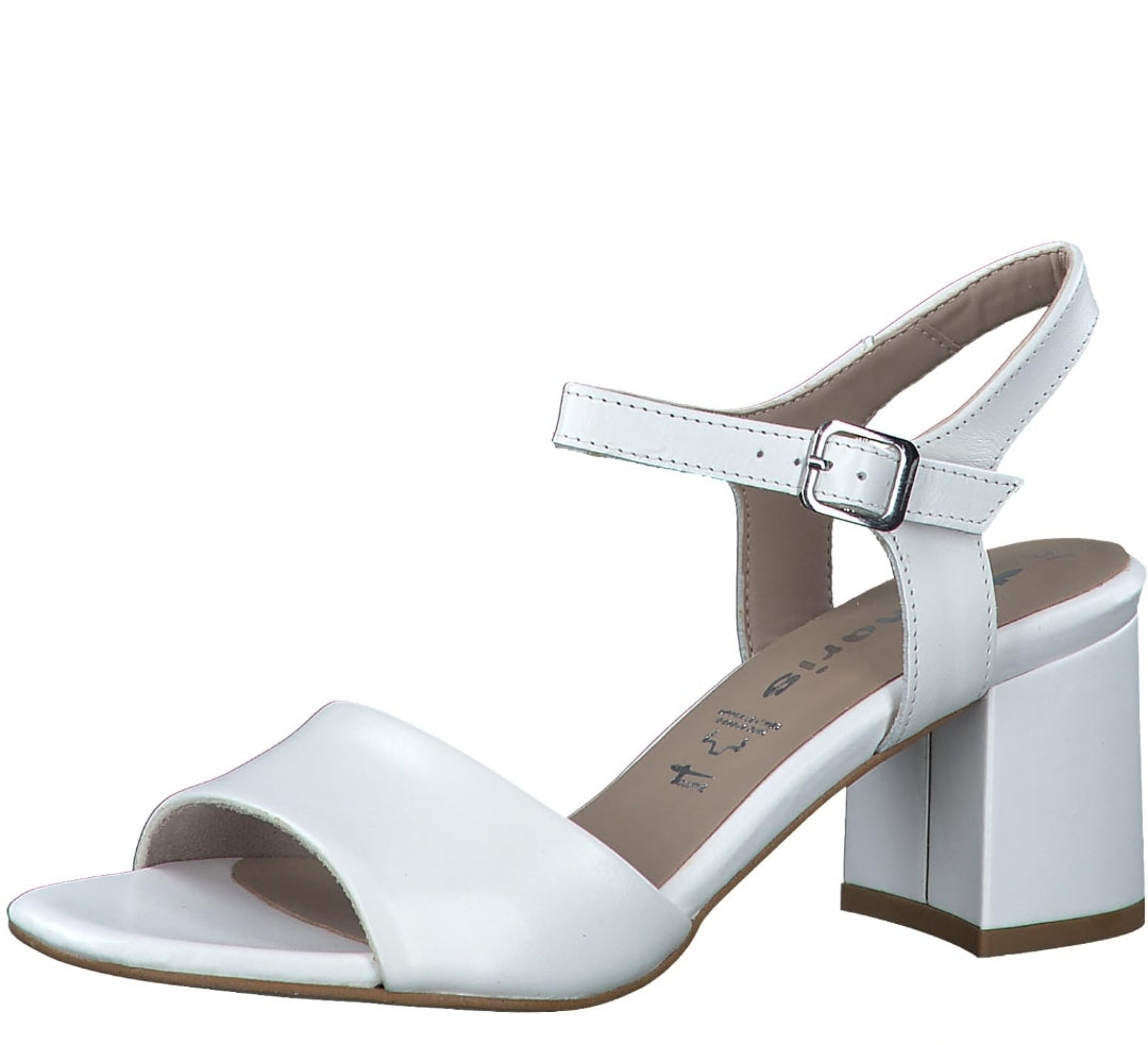 Tamaris Women Heel Sandal White 1-28301-22-117 Wortmann KG 32721 Detmold