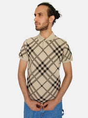 BURBERRY Beige Men Polo T-shirt