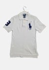 RALPH LAUREN WHITE M(10-12) BOYS POLO T-SHIRT 323169118