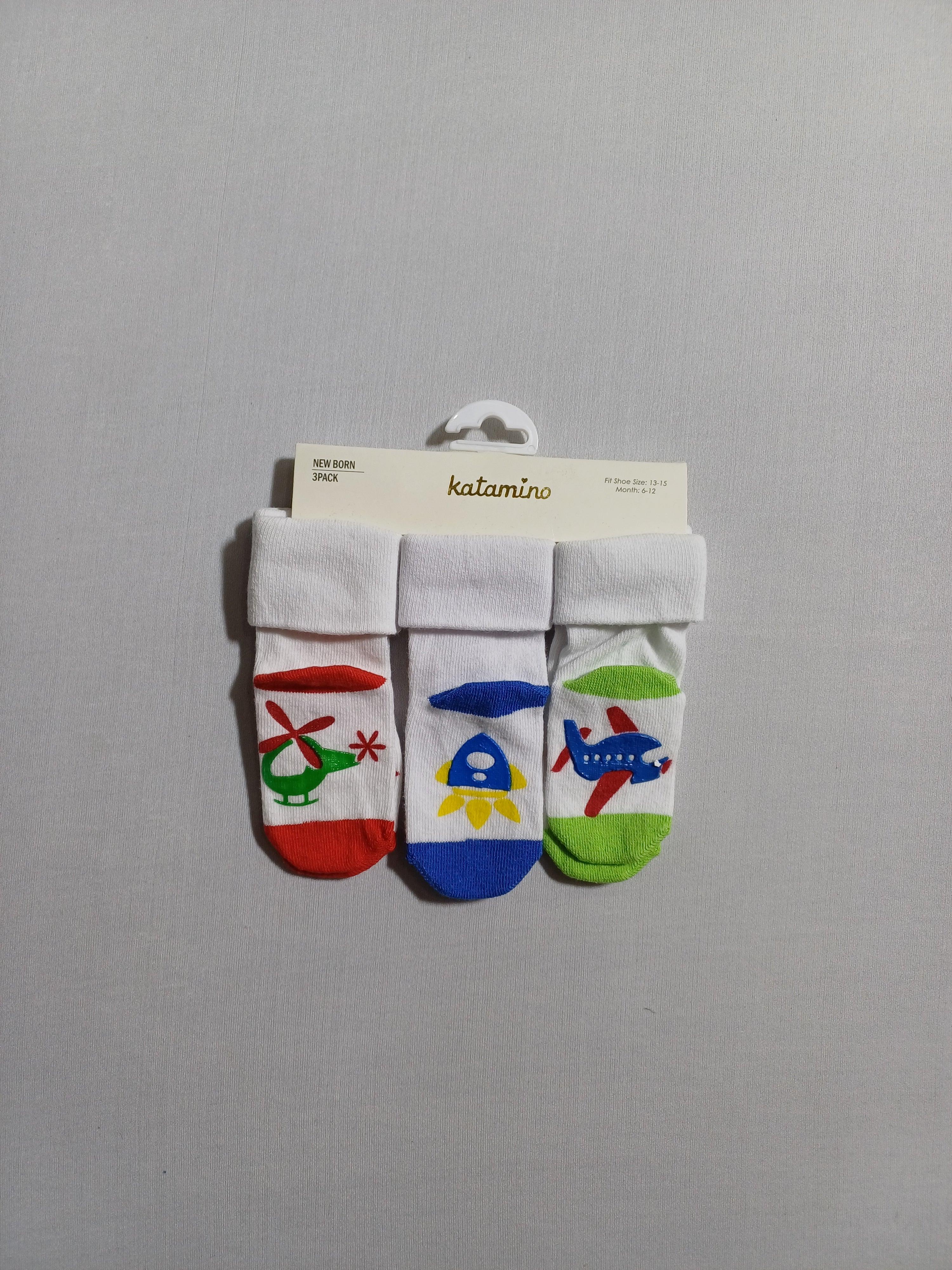 k40092 3pcs set baby socks