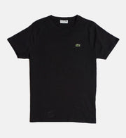 LACOSTE BLACK NECK T-SHIRT