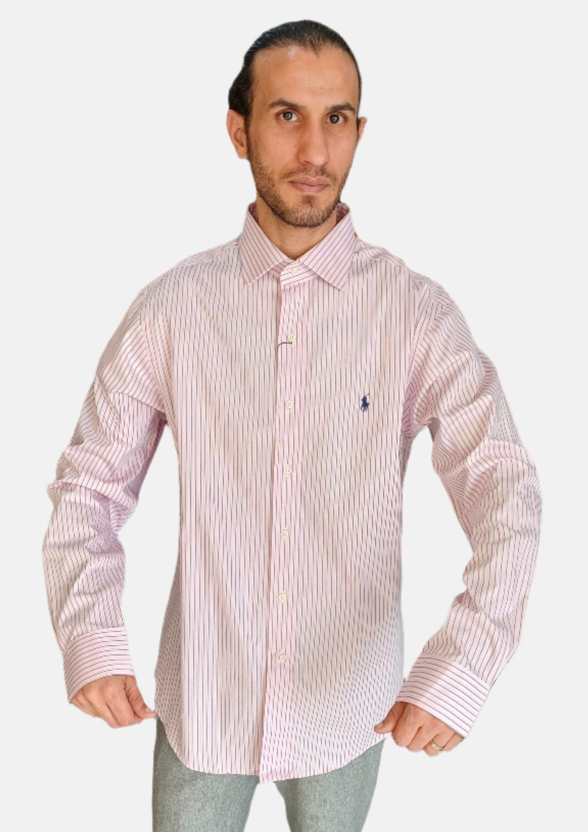 Ralph Lauren Pink Men Shirts 0982563ANOU