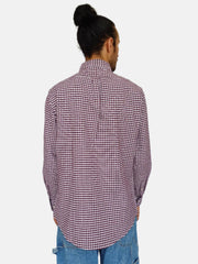 Ralph Lauren Wine White Check Classic Fit FS Shirts