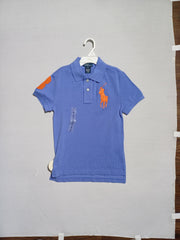 RALPH LAUREN BLUE BOYS POLO T-SHIRT 323169118