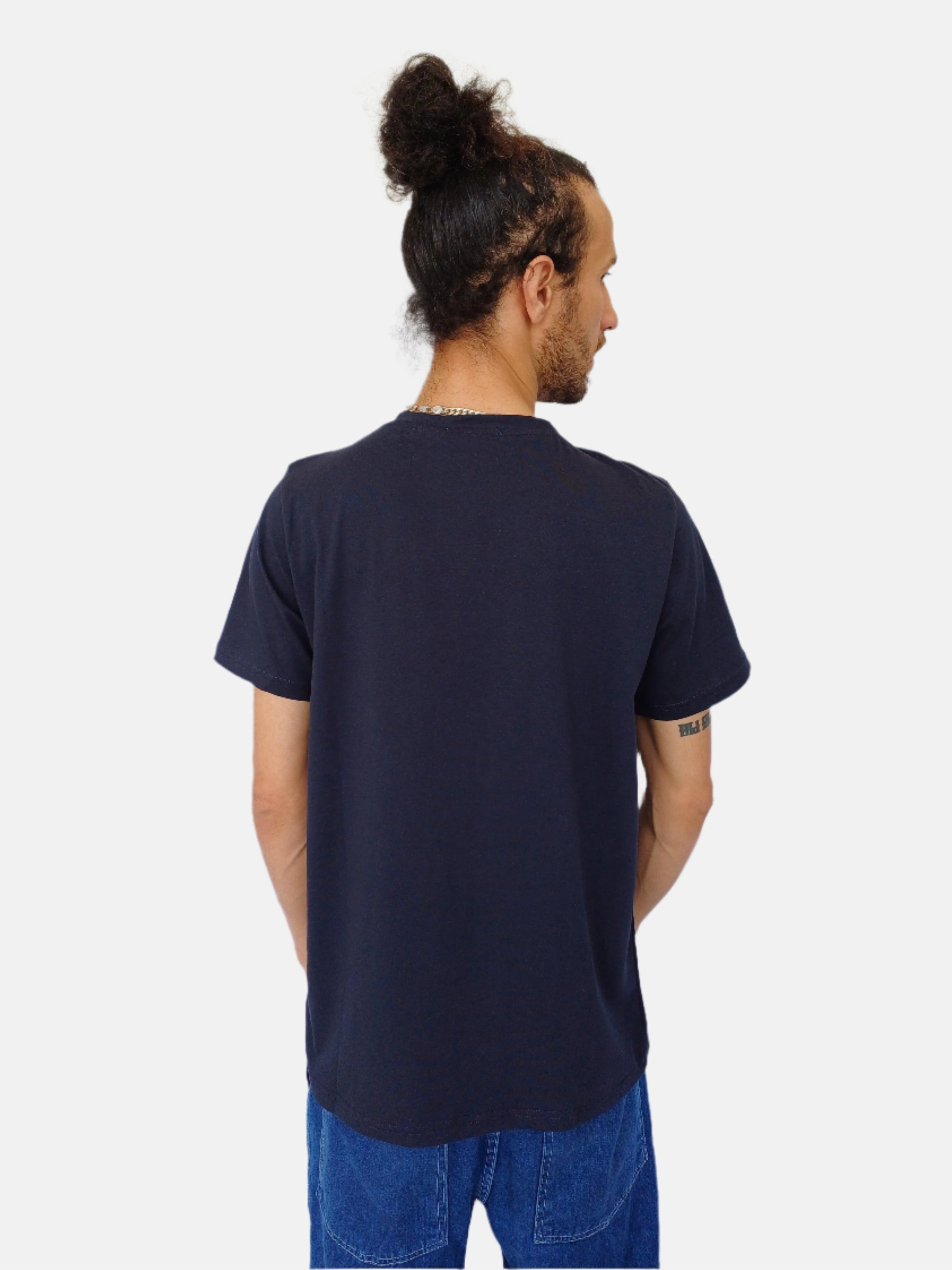 Burberry Round Neck T-shirt Navy