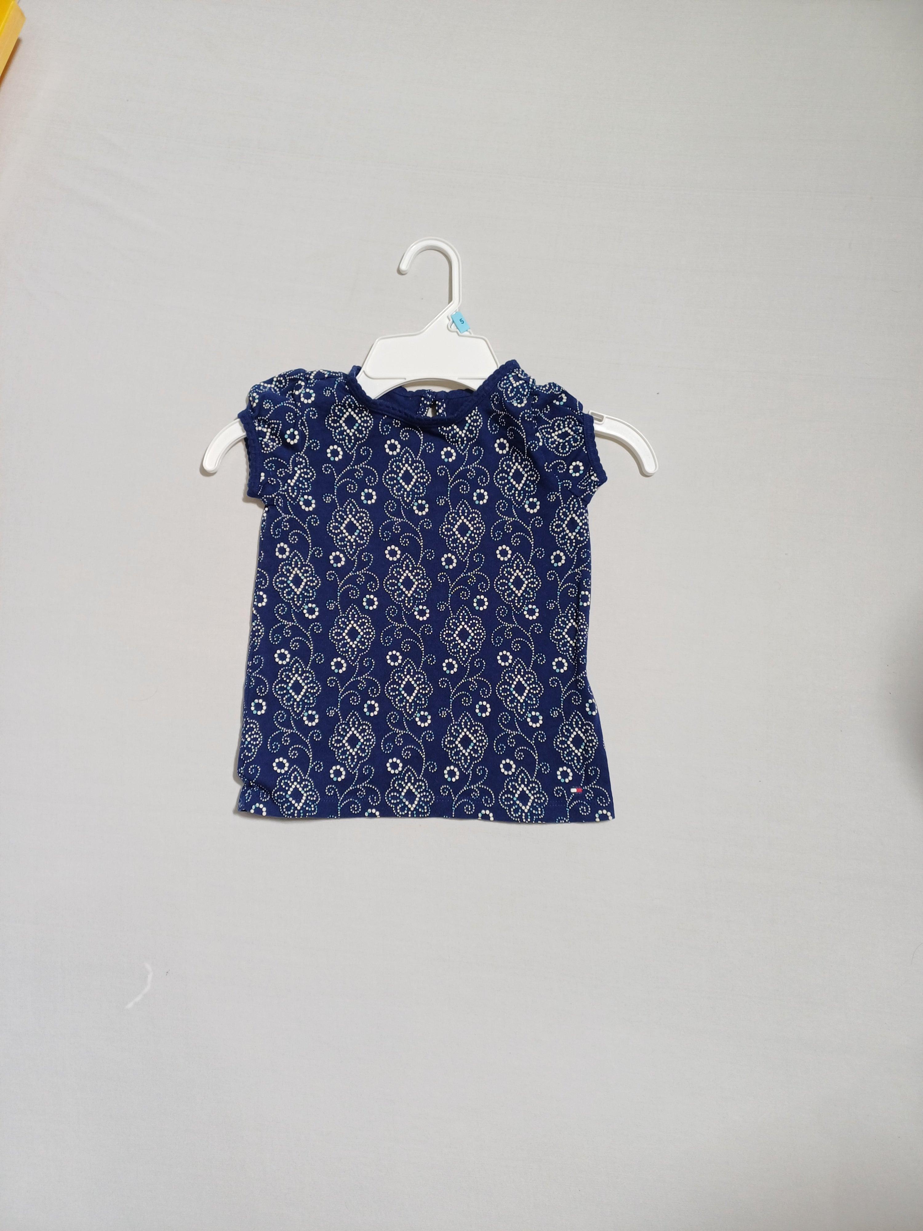 TOMMY HILFIGER NAVY-18M BABY GIRL RN TOP SS 864658