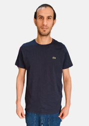 LACOSTE NAVY-ROUND NECK T-SHIRT