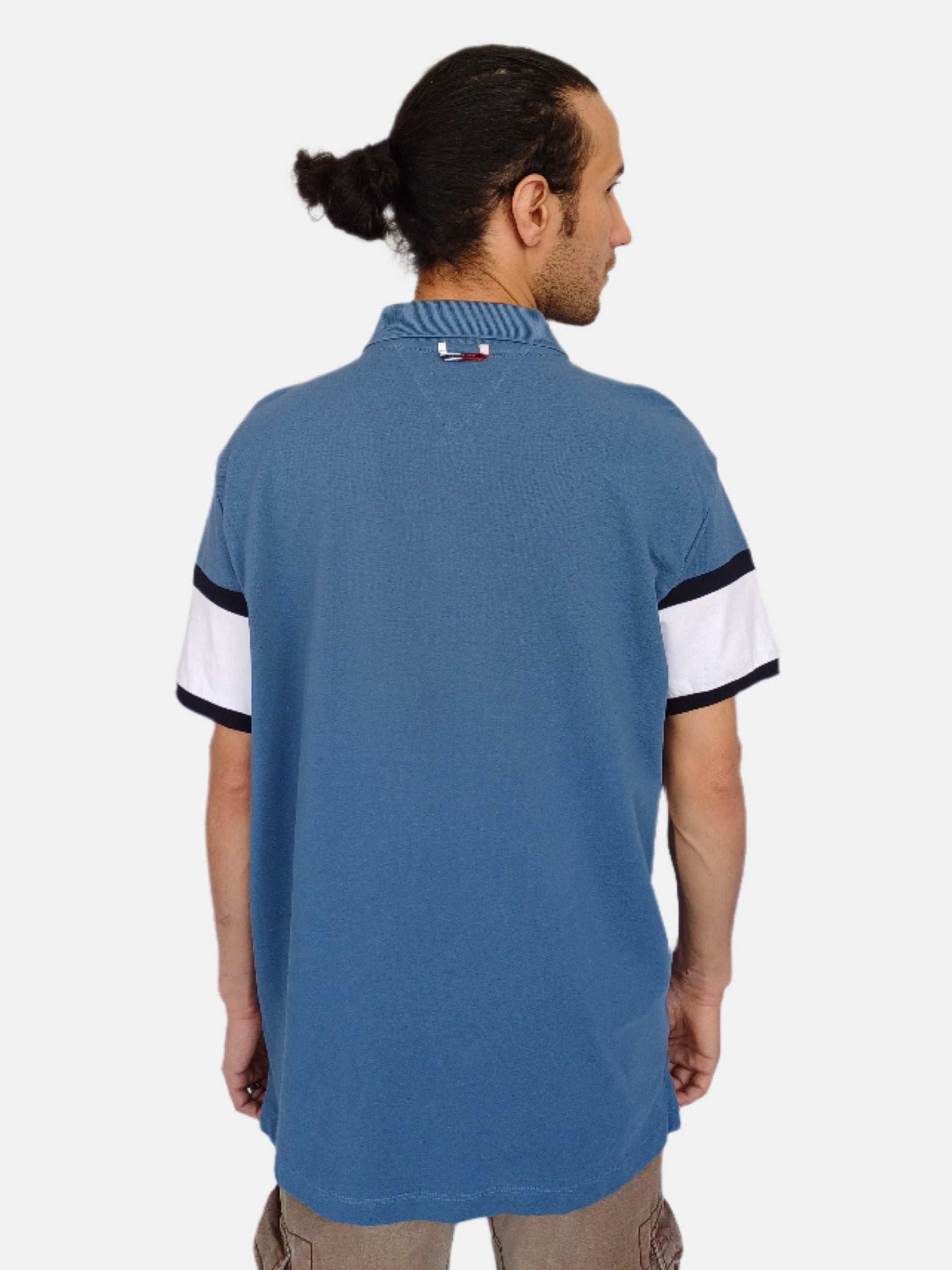 Tommy Hilfiger Men Polo T-shirt Regular Fit Blue