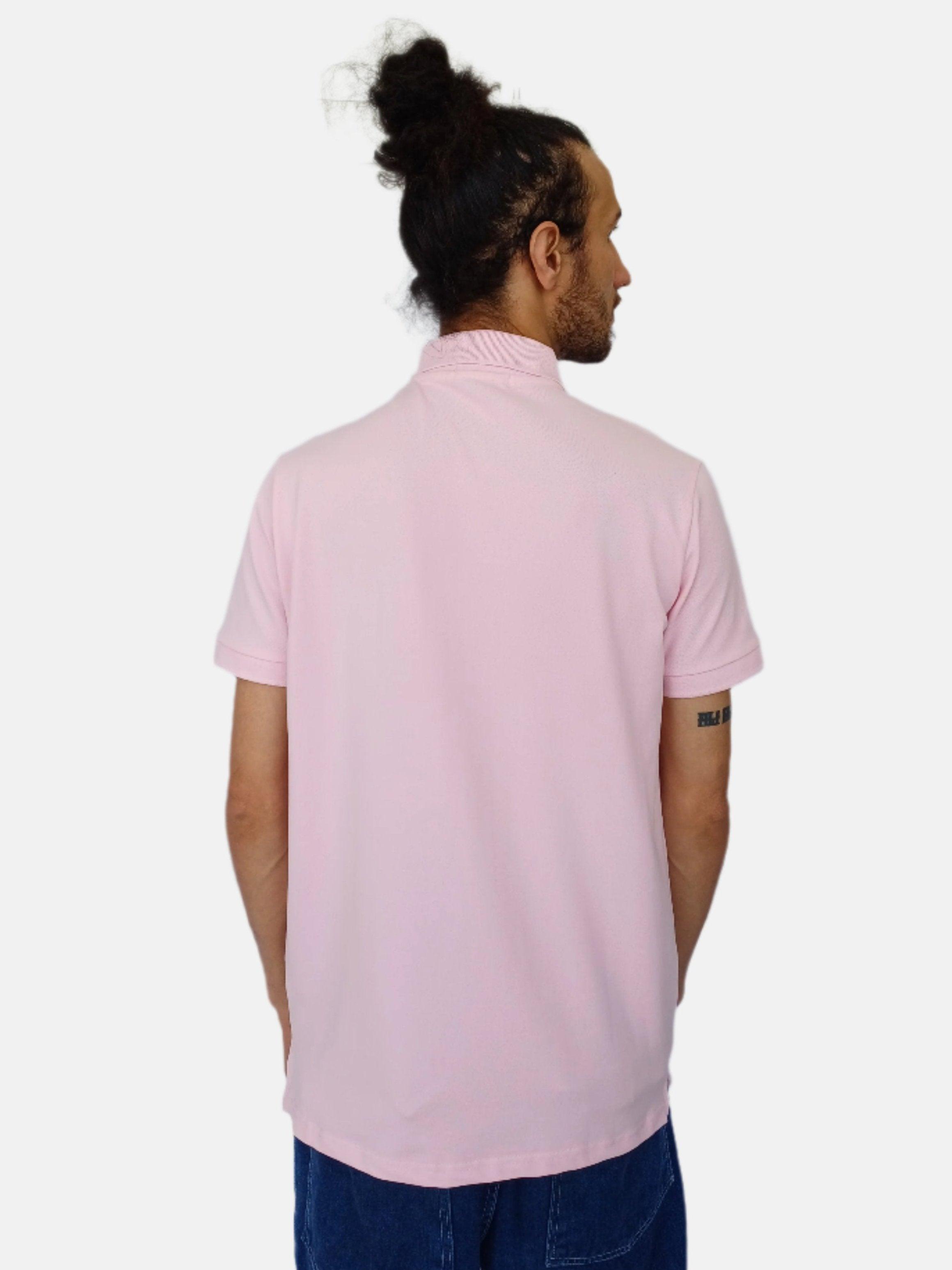 Pink Ralph Lauren Men Plain Polo T-shirt Small Pony Slim Fit