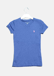 RALPH LAUREN NAVY-6Y GIRL RN T-SHIRT 31220028015H