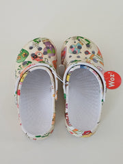 Woz? White Multi Crocs Sandal