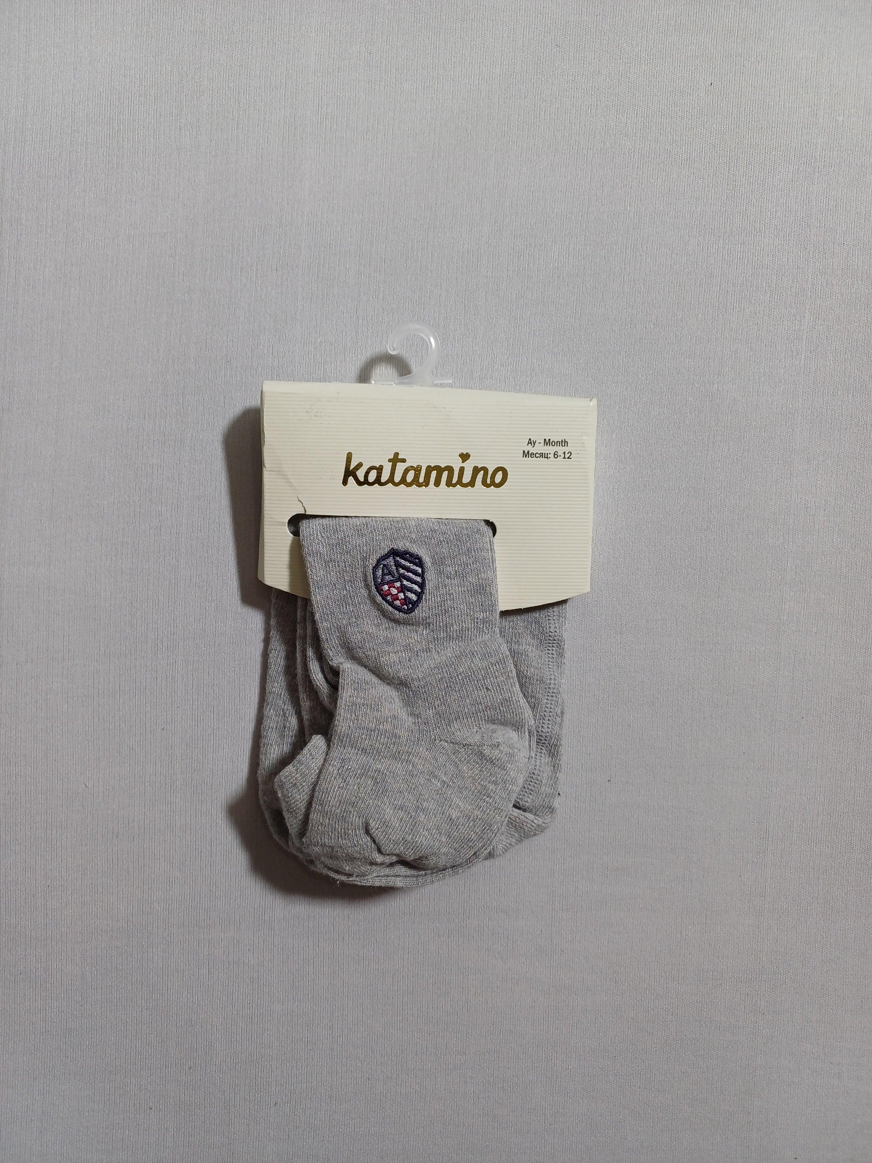 k22062 Grey Alp Nakışlı baby Pantyhose