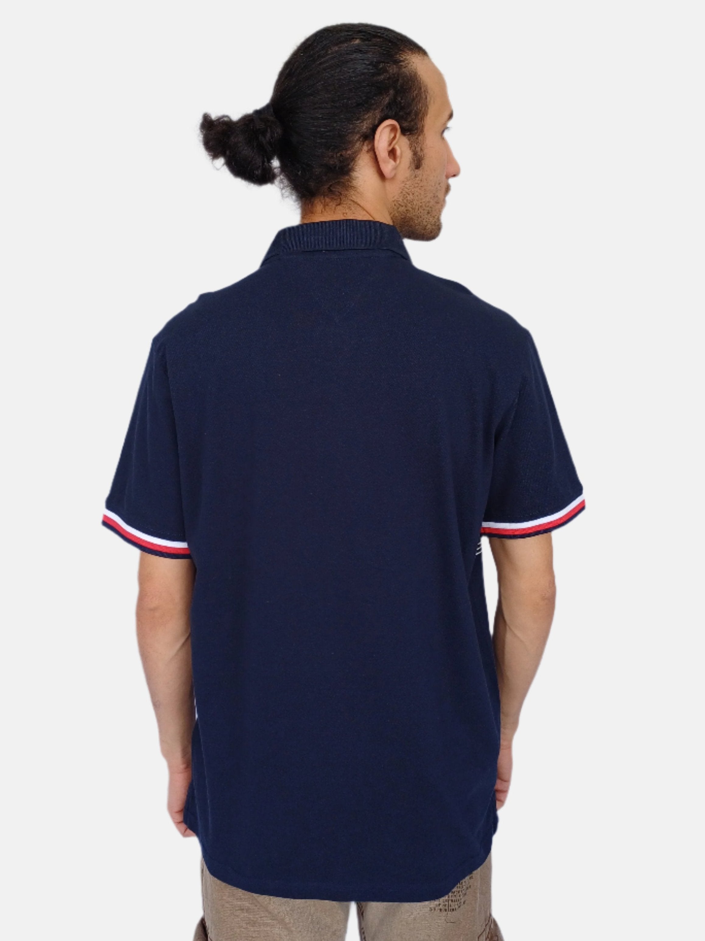 Tommy Hilfiger Men Polo T-shirt Regular Fit Navy