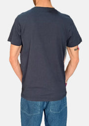 LACOSTE NAVY-ROUND NECK T-SHIRT