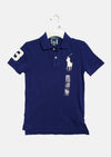 RALPH LAUREN NAVY BOYS POLO T-SHIRT SS 322169117J8N