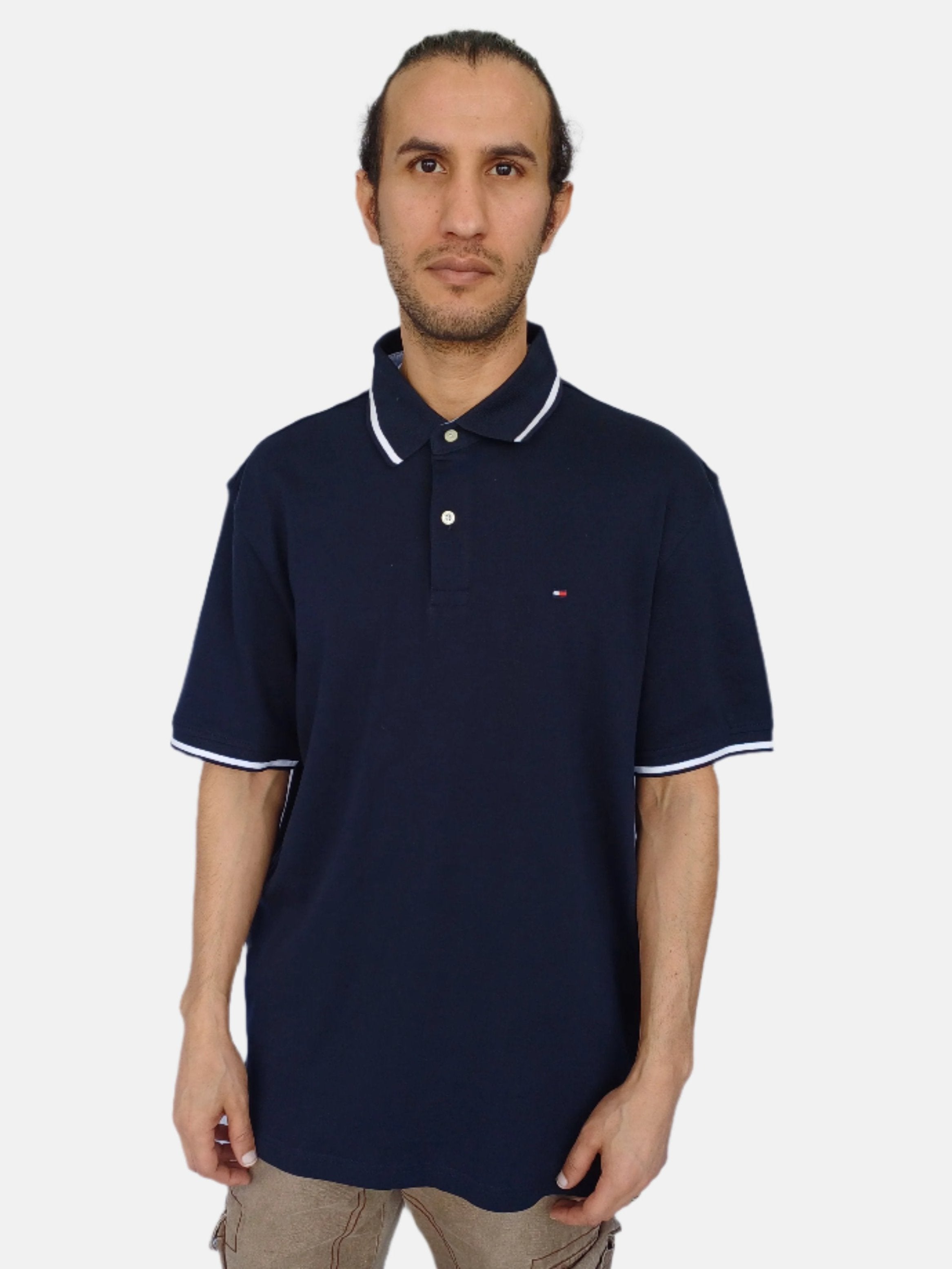 Tommy Hilfiger Men Polo T-shirt Navy