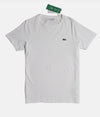 LACOSTE WHITE-ROUND NECK T-SHIRT