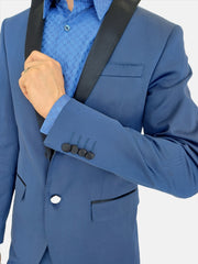 LIU.JO Light Blue PARTYVEST Men Suits