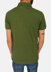 Tommy Hilfiger Green Men Polo T-shirts Slim Fit