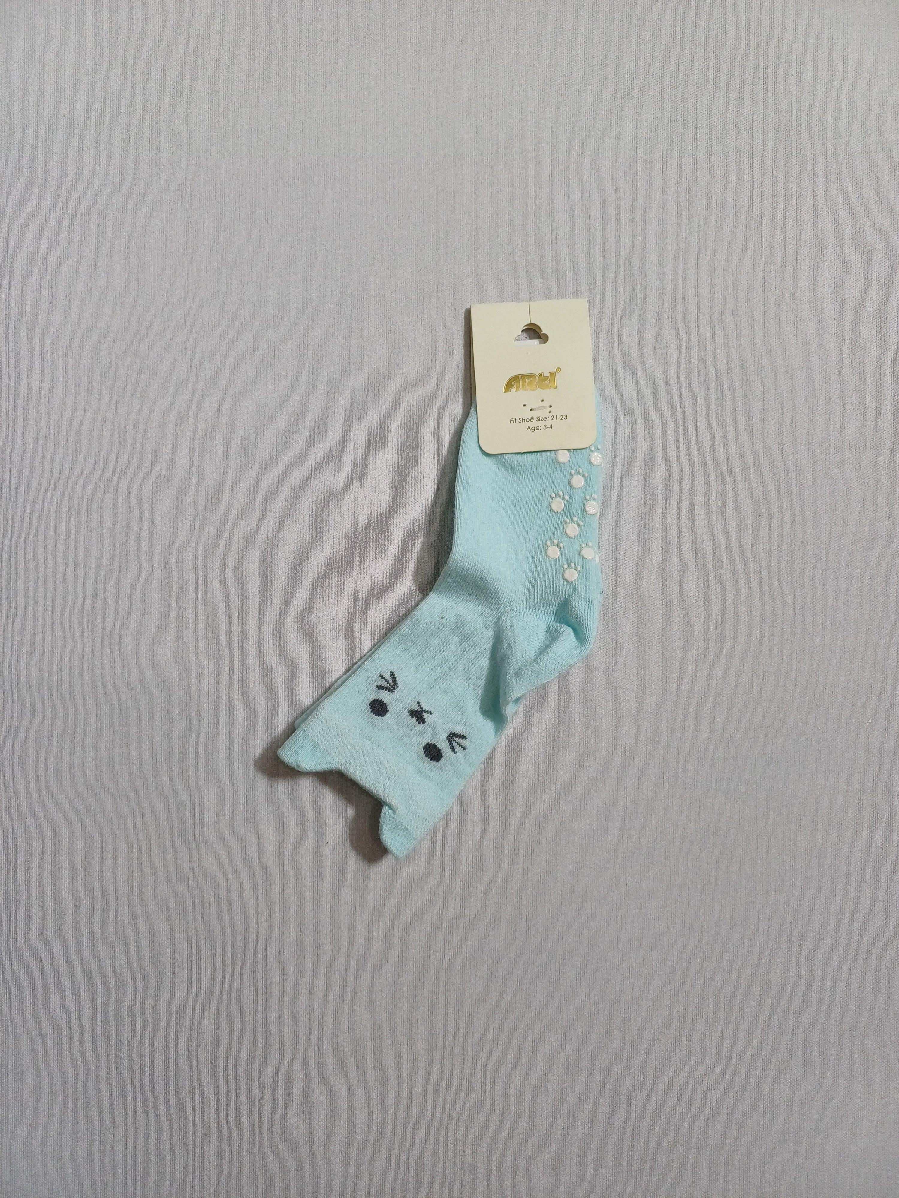 210033 blu Seli 3D ABS'li girl socks