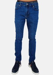 CALVIN KLEIN Blue Men Skinny Moulant Jeans