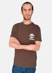 TIMBERLAND DARK BROWN T TREE 2 RN T-SHIRT SS