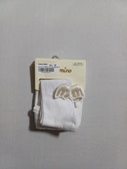 k31011 White Melek Kanatl? baby girl Pantyhose