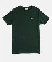 LACOSTE DARK GREEN ROUND NECK T-SHIRT