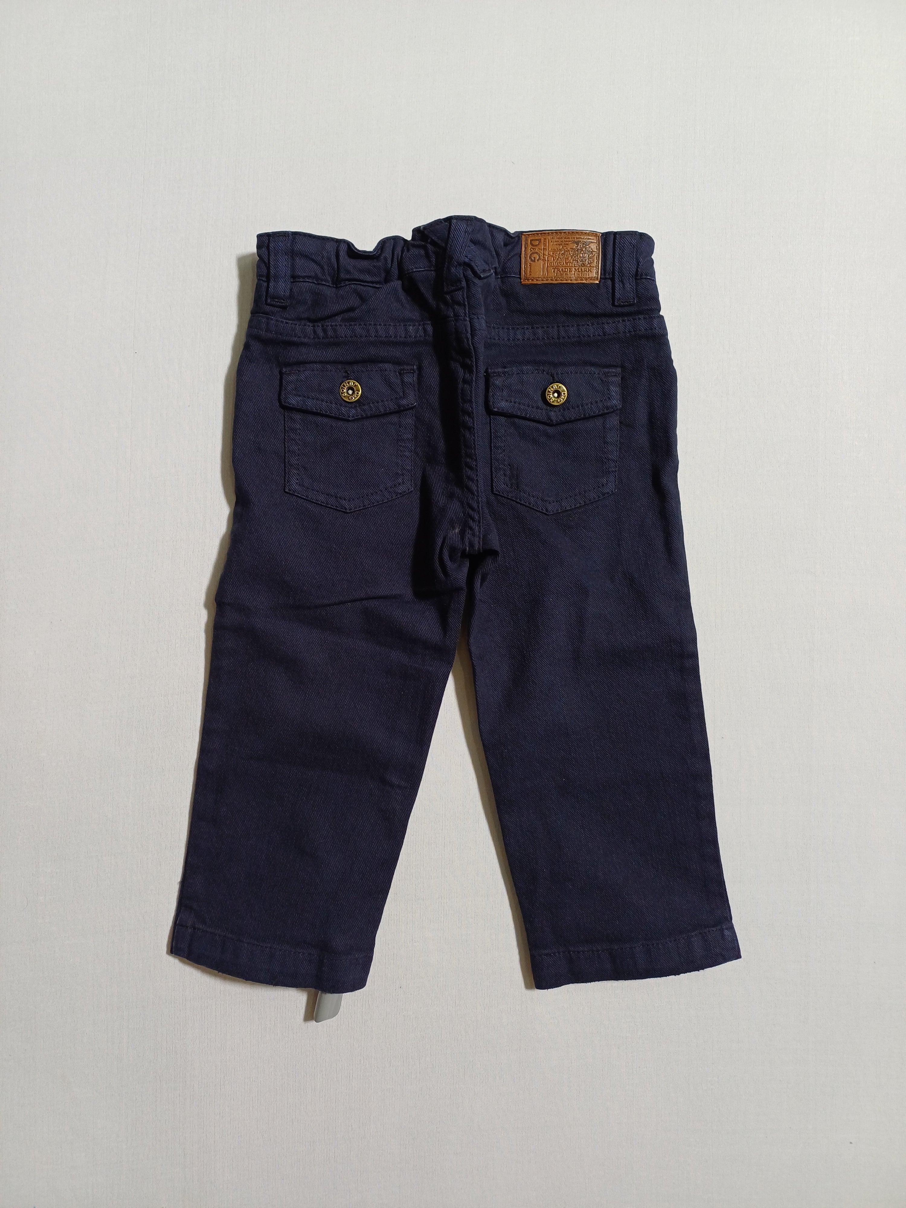 D&G NAVYBLUE-12-18M BABY BOY JEAN L1BF04/LD036