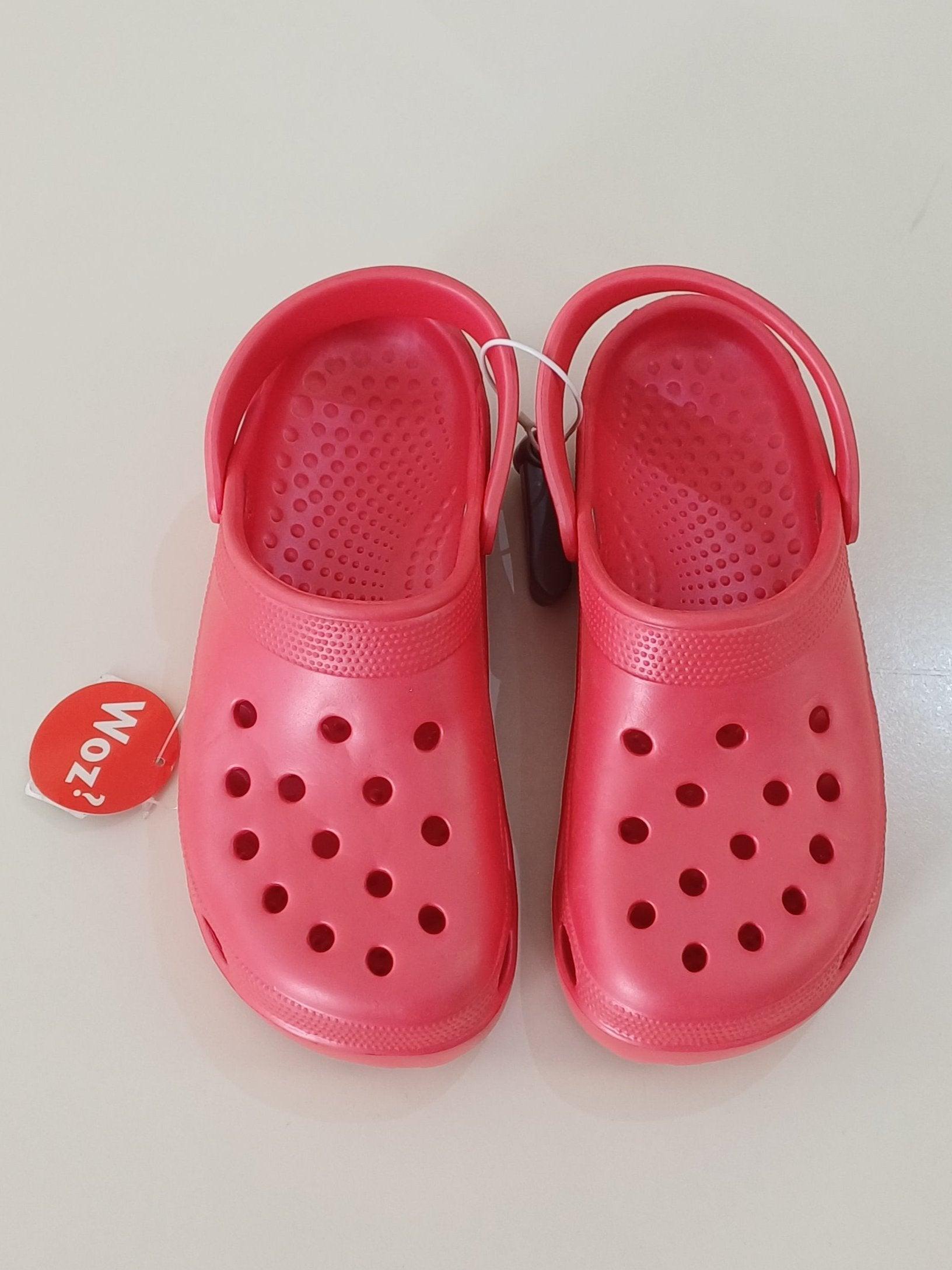 Woz? Red Crocs Sandal