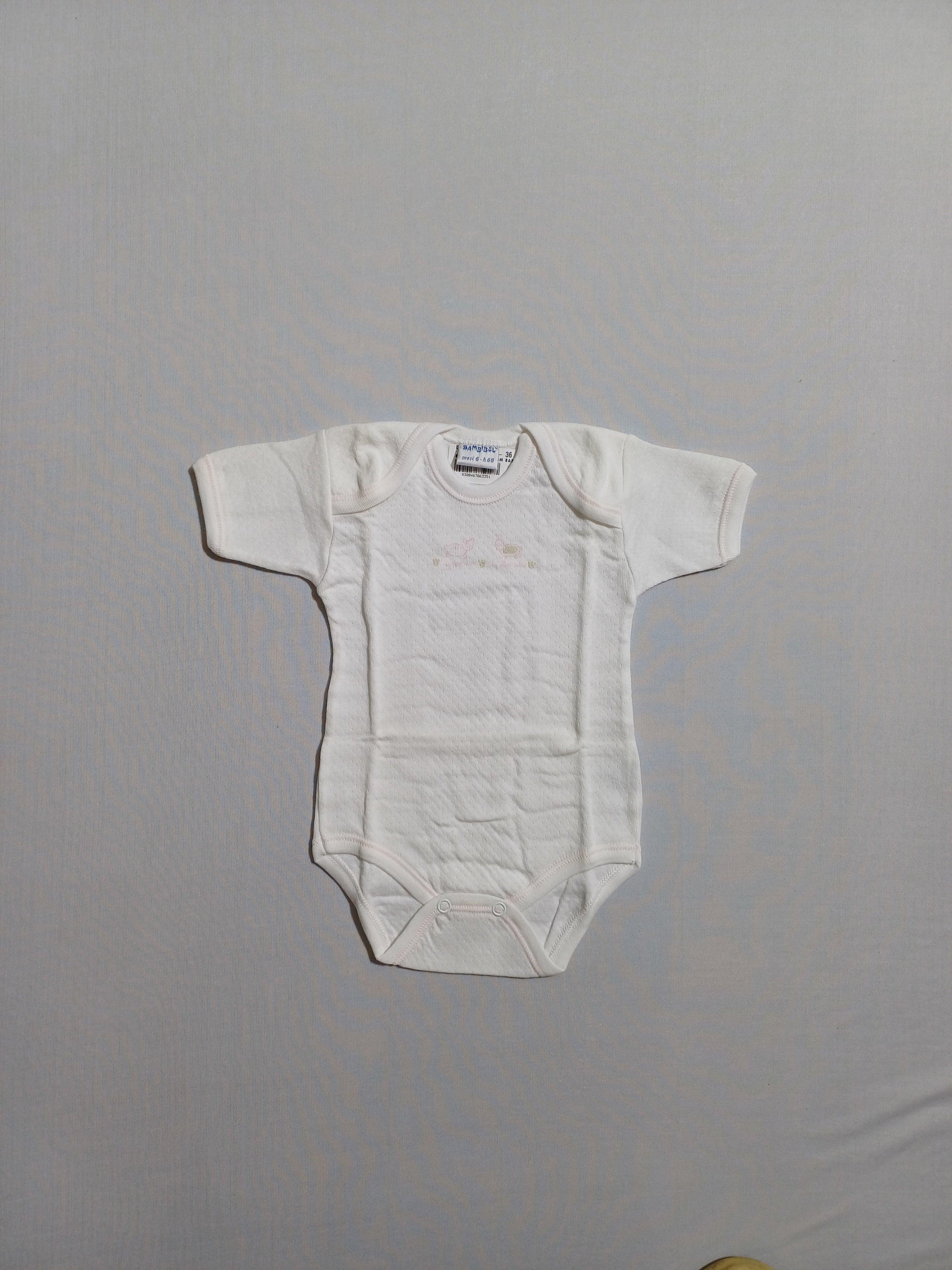 BAMBIBEL WHITE BABY ROMPER 62440