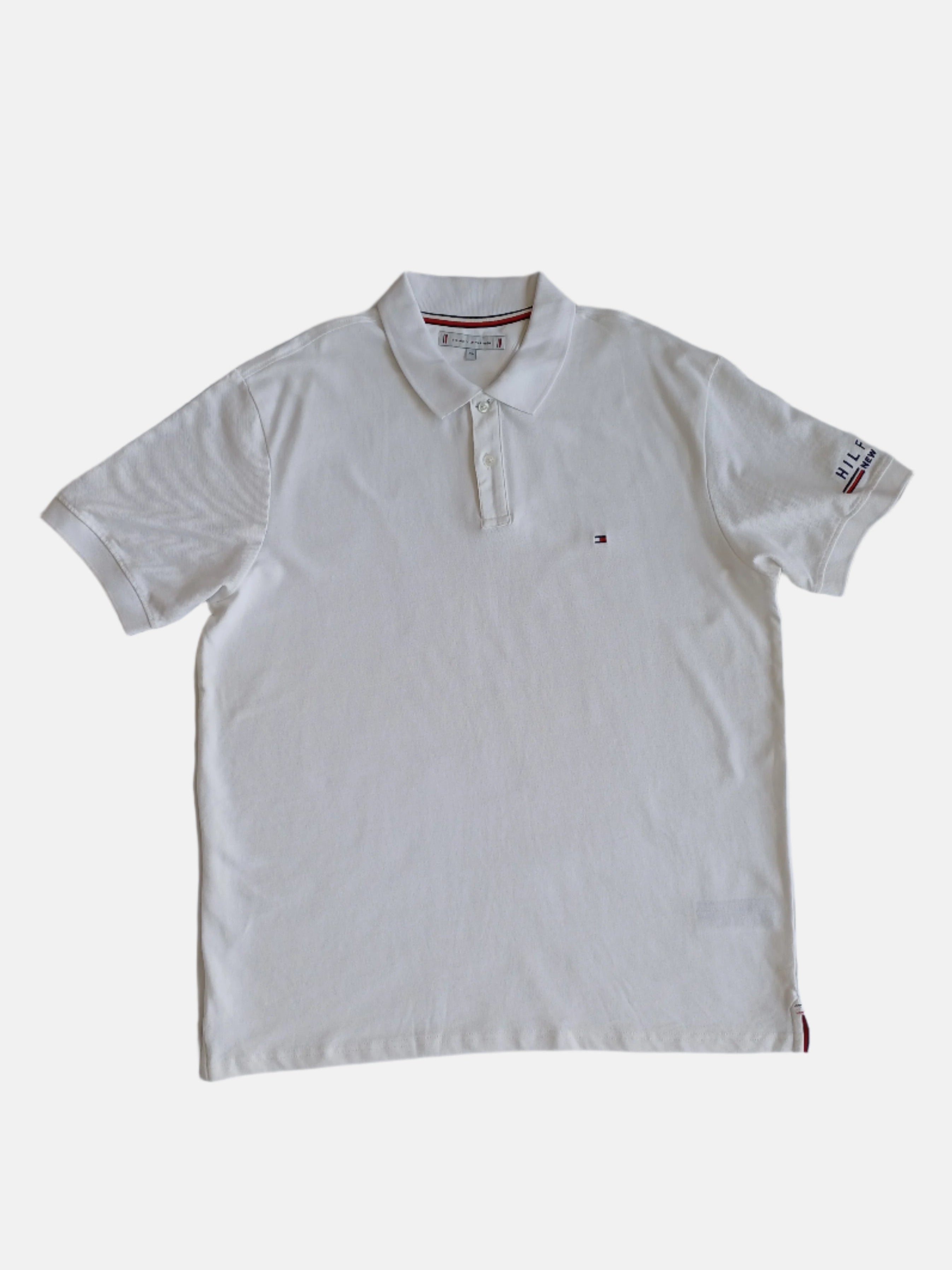 Tommy Hilfiger Men Polo T-shirt White